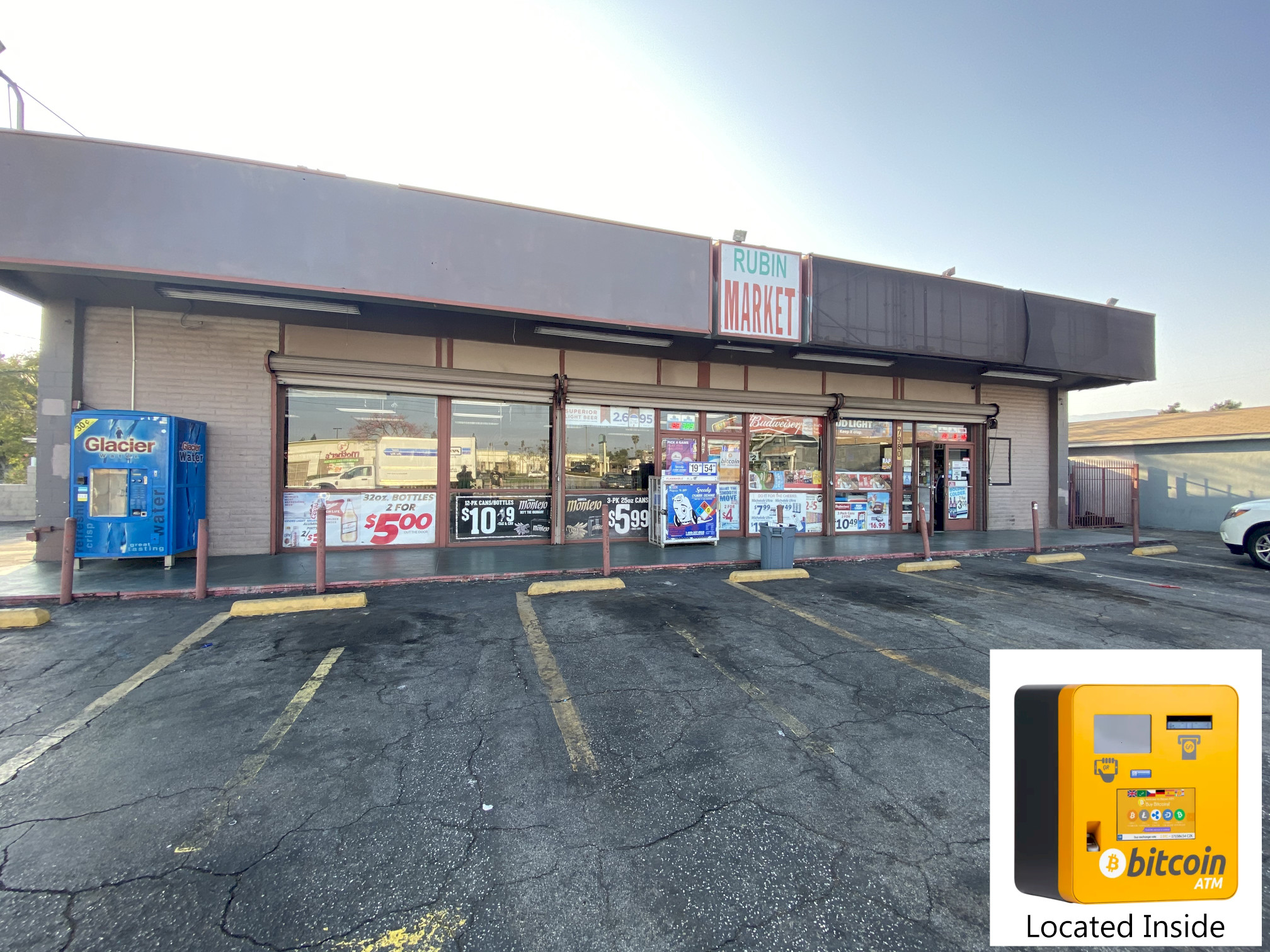 BudgetCoinz Bitcoin ATM at RUBIN MARKET in Fontana, California - 7980 Sierra Ave, Fontana, CA 92336